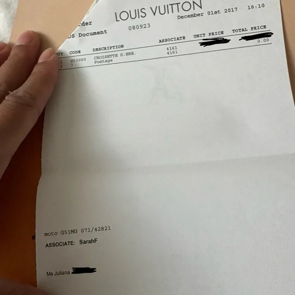 Louis Vuitton Damier Ebene Croisette Bag - RARE MINT CONDITION - Picture 9 of 12